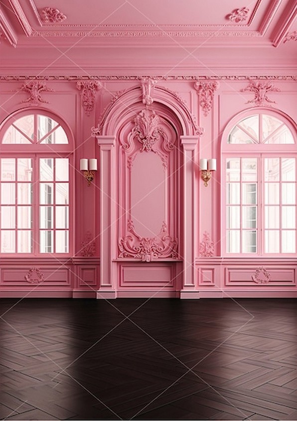 Photography Lighting Composition - Roze Moederschap Panelen Kamer Composiet Boog