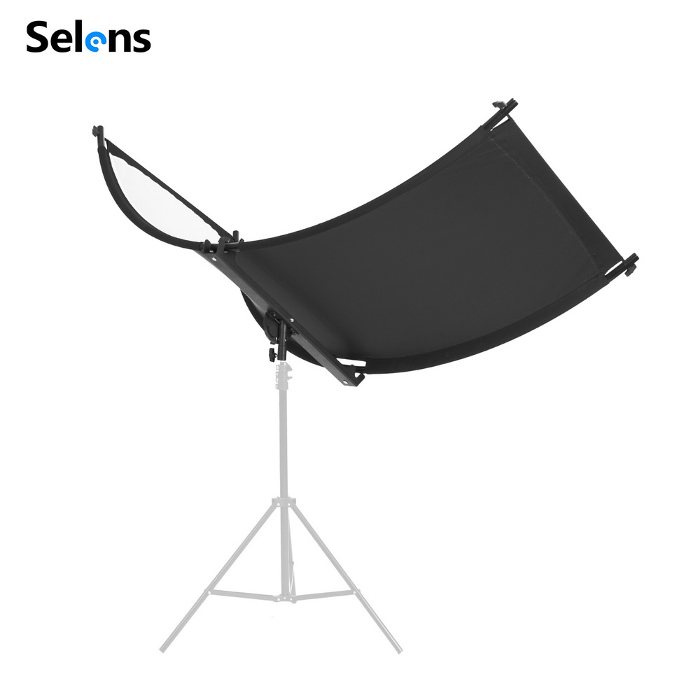 Beauty Dish 55Cm - Selens Gebogen Lichtstudio U-type Reflector 60x180cm