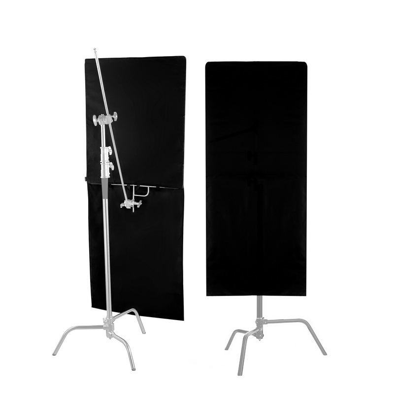 Beauty Dish 55Cm - Selens Floppy Vlagdoek 75x90cm Uitvouwbaar tot