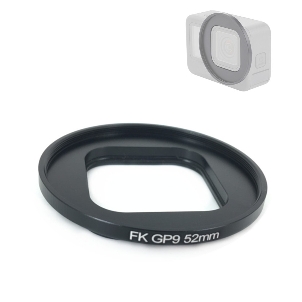 Gopro Action Camera Hero 12 Black - 52 mm lensfilteradapterring voor zwarte GoPro