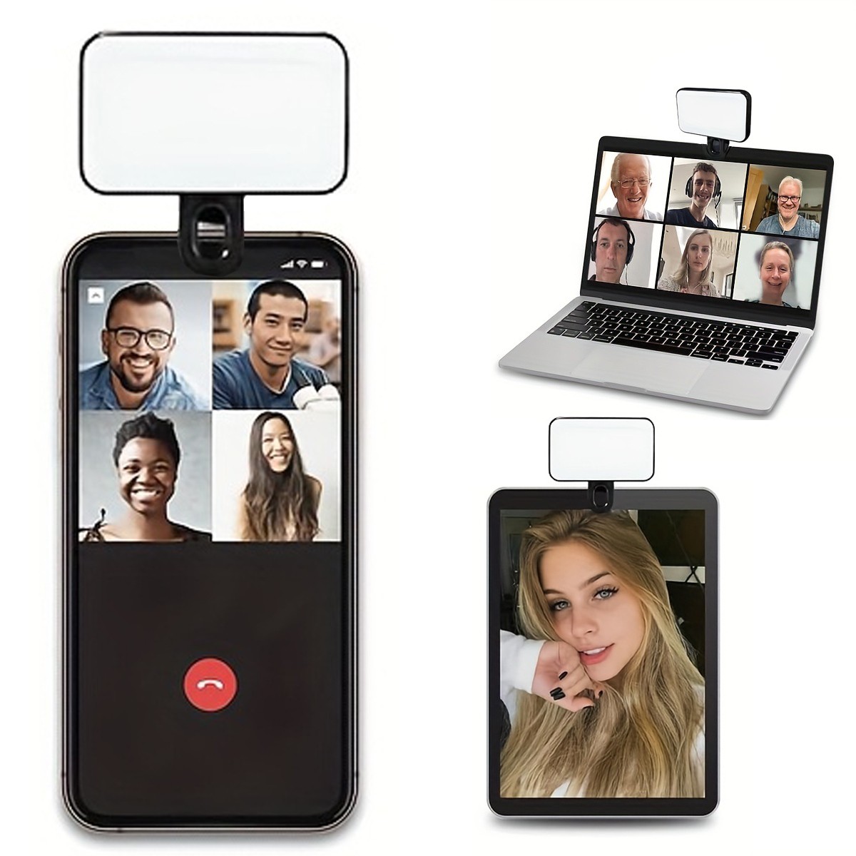 Photography Lighting Options - Clip-on mobiele telefoon invullicht voor mobiele