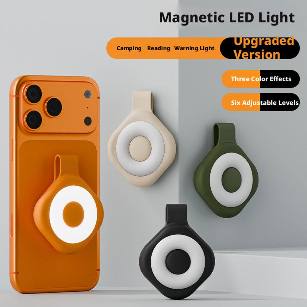 Photography Lighting Outdoor - Oplaadbare magnetische telefoonvullicht, draagbare kraagclip, nachtlampje,