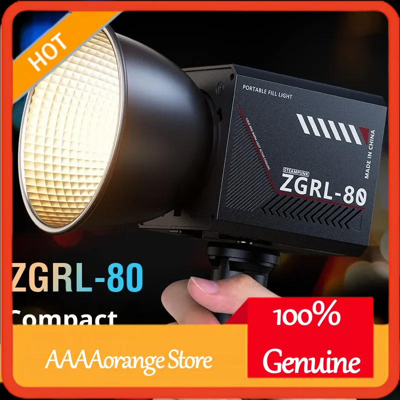 Photography Lighting Outdoor - ZGRL80 80W COB LED-videolamp Handheld draagbare