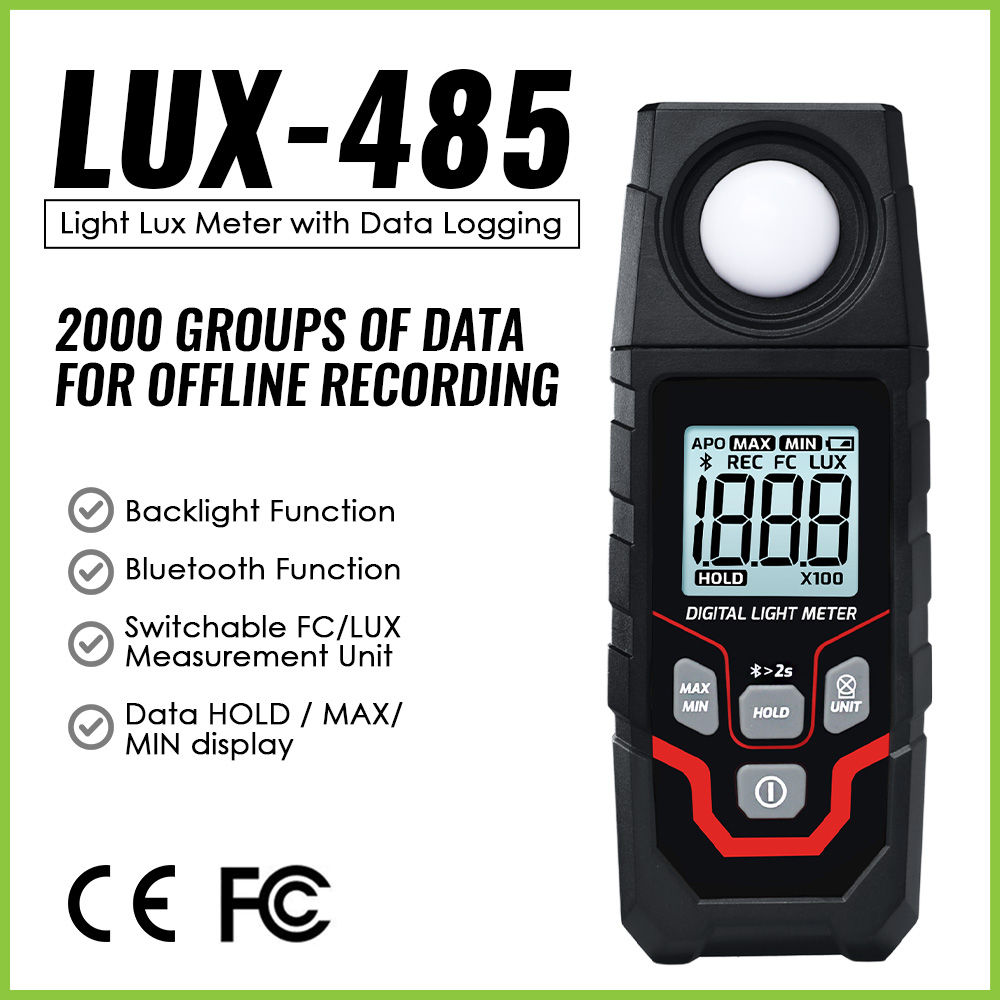 Photography Lighting Equipment - Bluetooth Digitale Luxmeter met App 200000