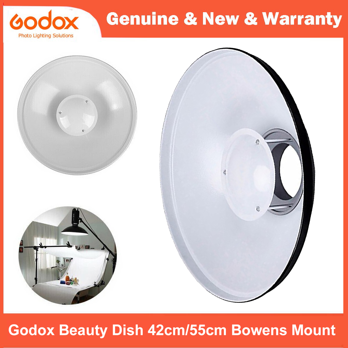 Beauty Dish 55Cm - Godox BDR-W Beauty Schotel 42Cm 16