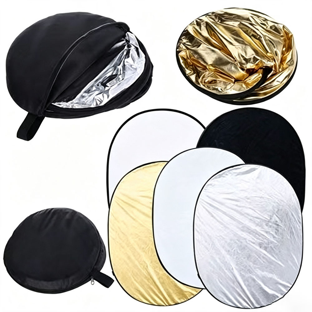 Photography Lighting Outdoor - Draagbare 5-in-1 opvouwbare fotografie reflector lichtdiffuser
