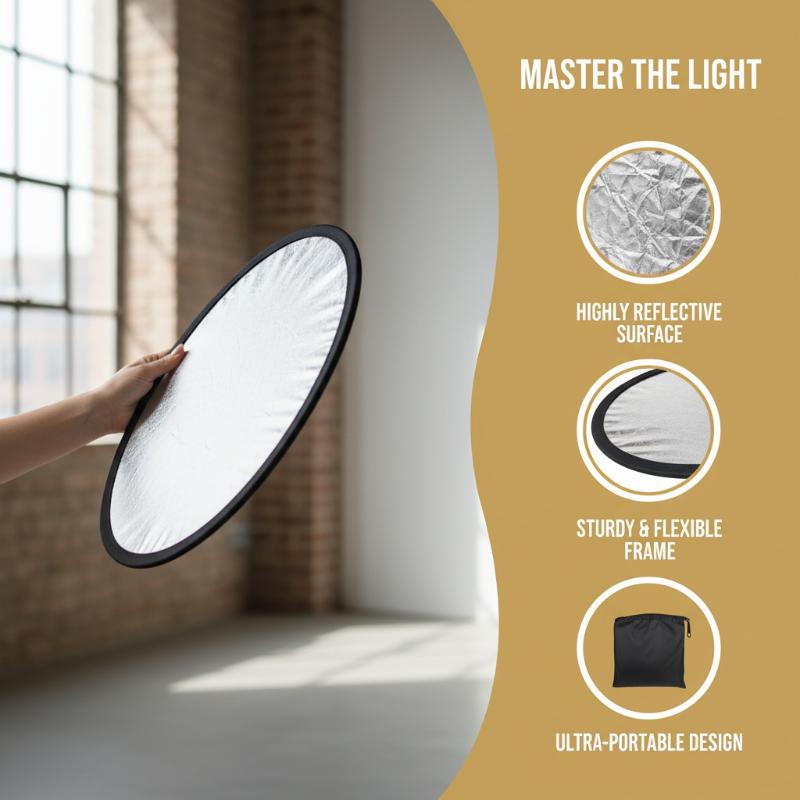 Photography Lighting Outdoor - 5-in-1 ronde fotoreflector, opvouwbare lichtdiffusor voor