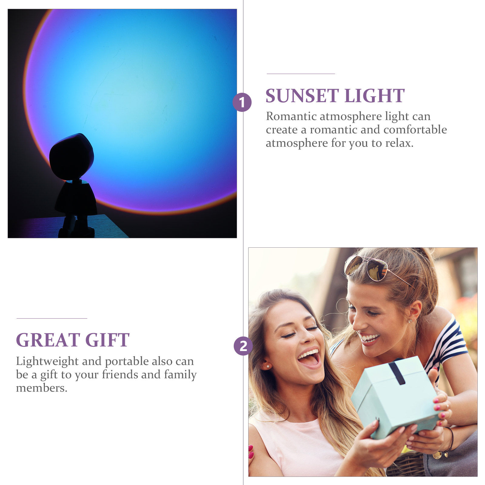 1Set Zonsondergang Projectiela - Photography Lighting Layout recensie en prijs