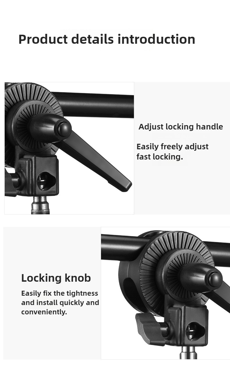 Draaibare dubbele gripklembeug - Reflector Arm Clamp recensie en prijs