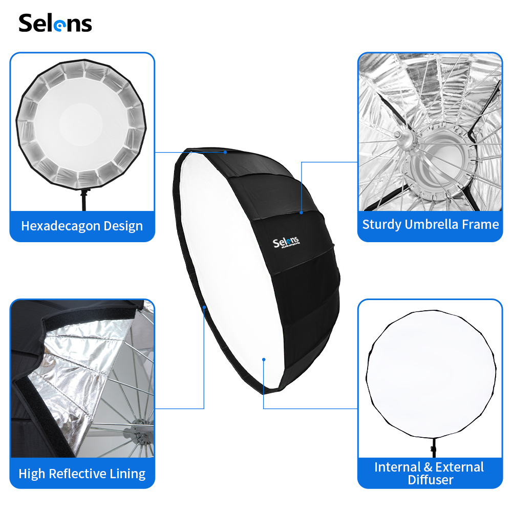 Selens 85Cm Paraplu Radar Soft - Beauty Dish 55Cm recensie en prijs