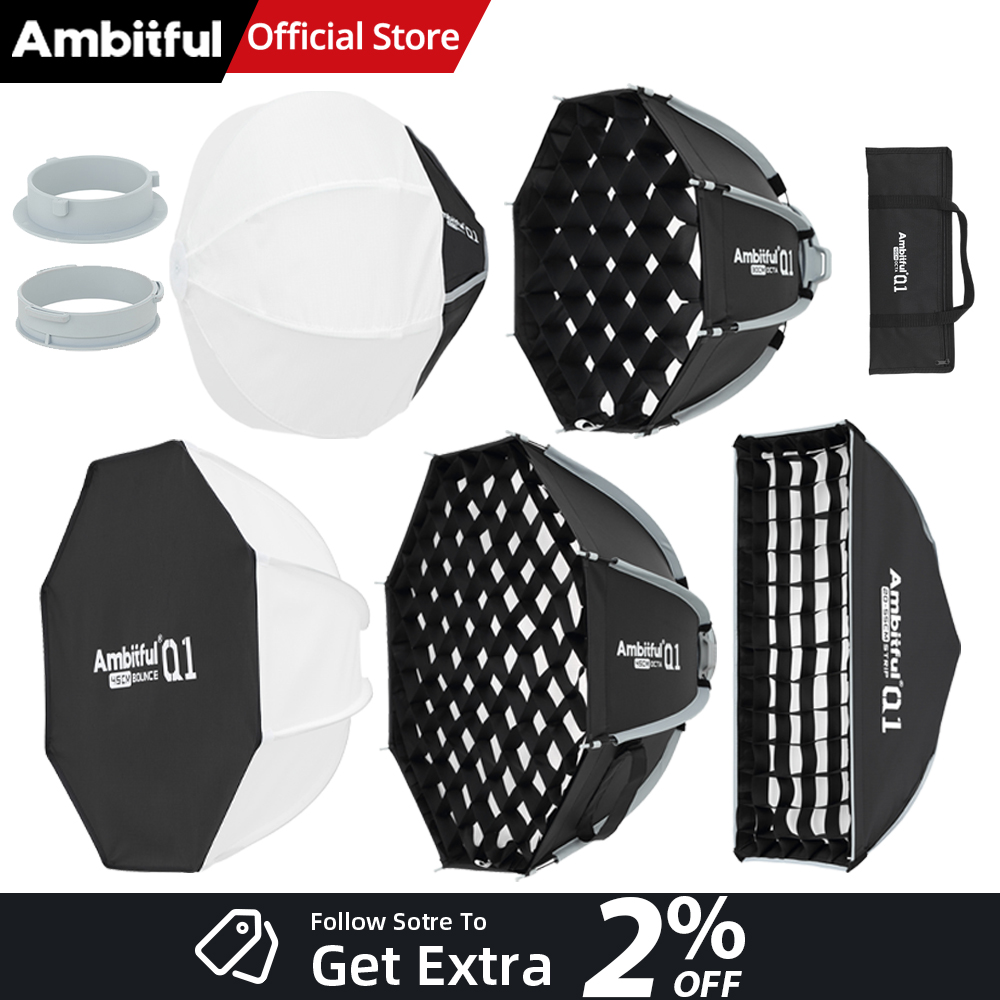 AMBITFUL Q1 Mini Bowens MiniGO - Beauty Dish 55Cm recensie en prijs