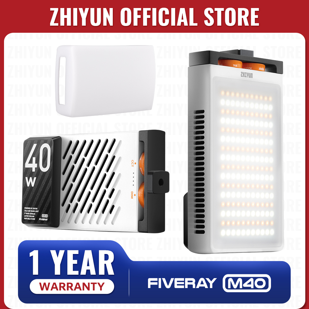 ZHIYUN Officiële FIVERAY M40 4 - Photography Lighting Outdoor recensie en prijs