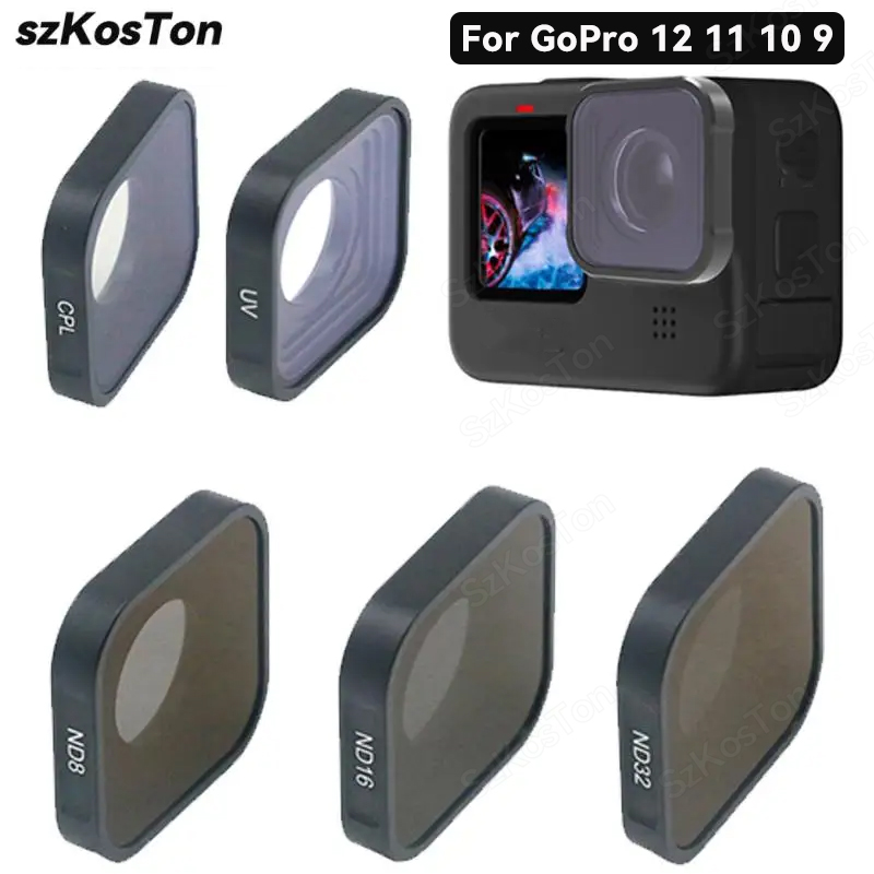 UV CPL ND8 ND16 ND32 Filter vo - Gopro Action Camera Hero 12 Black recensie en prijs