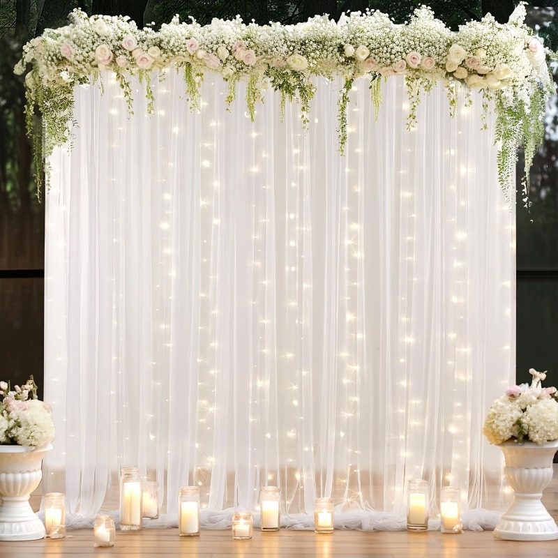 LED Tulle achtergrondgordijnen - Photography Lighting Options recensie en prijs