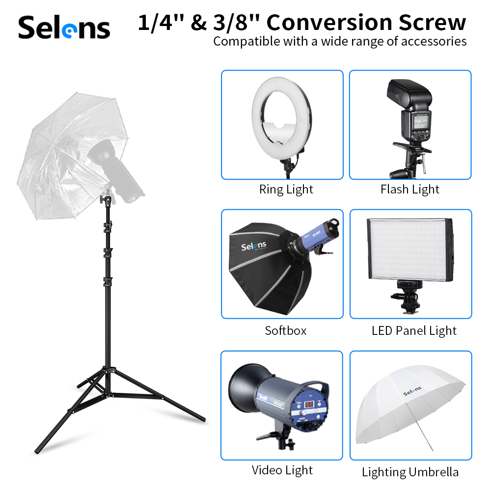 Selens 2.2~3.95m Luchtkussen L - Photography Lighting Softbox recensie en prijs