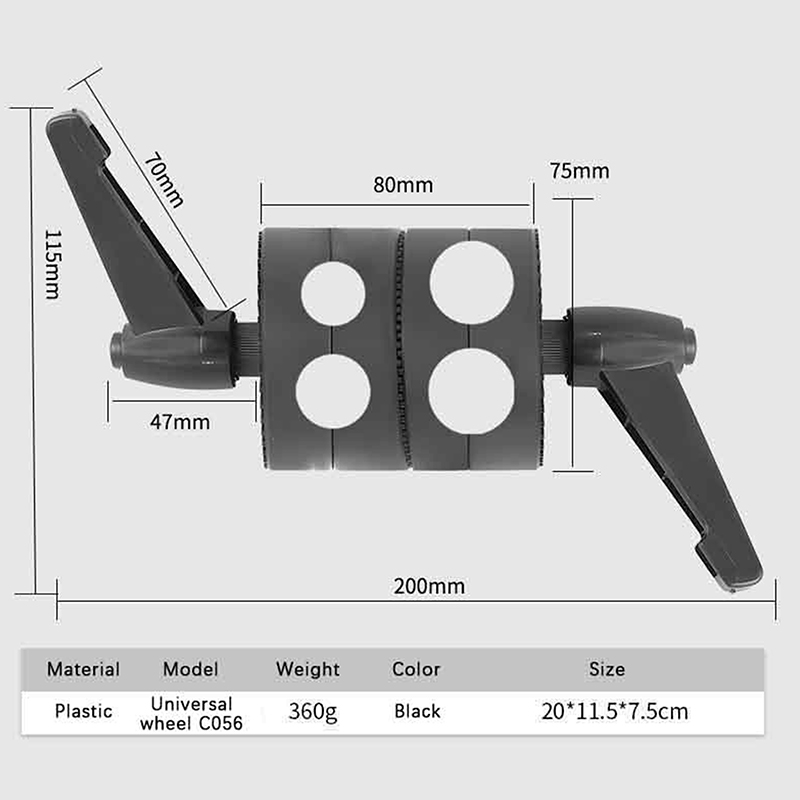 1Pc ABS Swivel Enkele/Dubbele  - Reflector Arm Clamp recensie en prijs