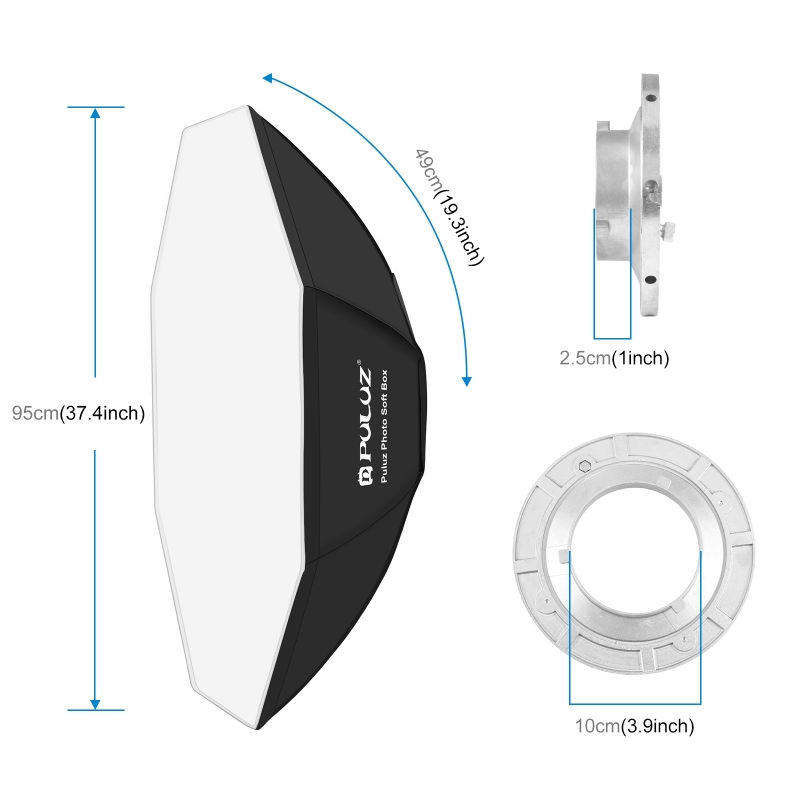 Puluz 95Cm Achthoek Fotografie - Photography Lighting Softbox recensie en prijs