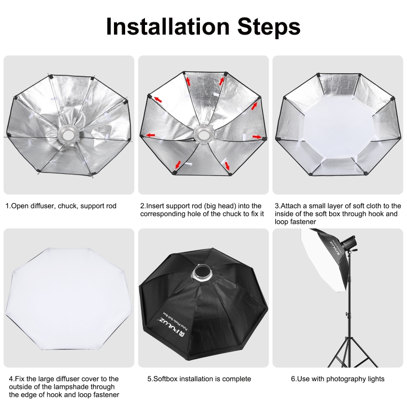 Puluz 95Cm Achthoek Fotografie - Photography Lighting Softbox recensie en prijs