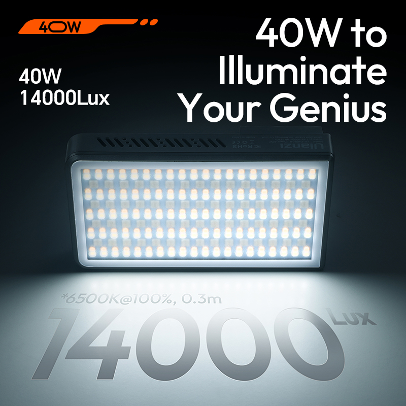 Ulanzi P40 Bi |   P40 RGB 40W  - Video Light Panel Led recensie en prijs