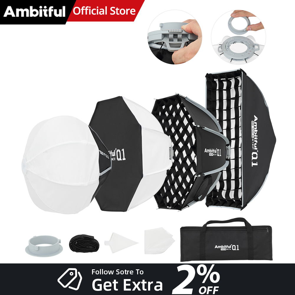 AMBITFUL Q1 Mini Bowens Mini G - Beauty Dish 55Cm recensie en prijs