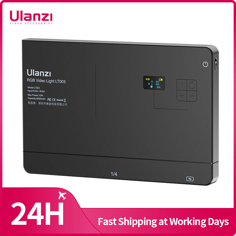 Ulanzi lt003 15w rgb video lic - Video Light Panel Led recensie en prijs