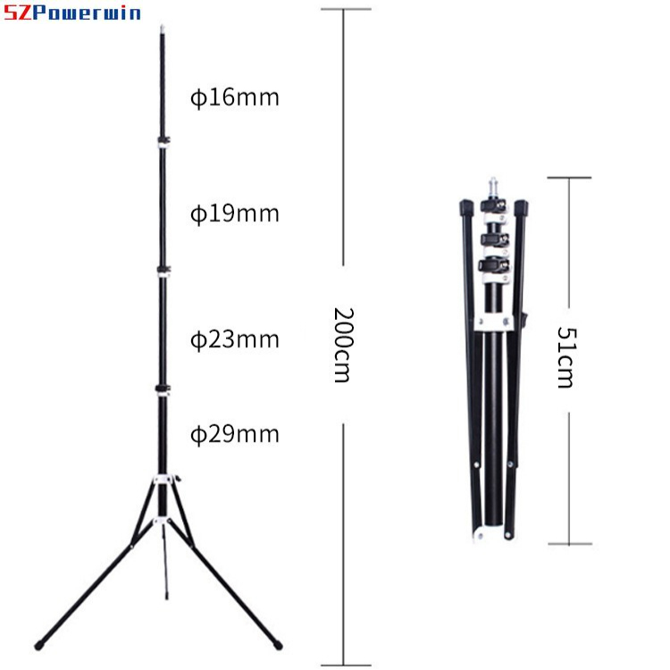 2m aluminiumlegering omgekeerd - Photography Lighting Softbox recensie en prijs