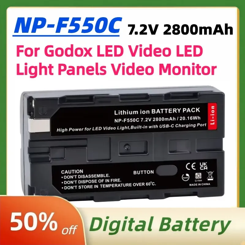 NP-F550C NP-F550 F570 Batterij - Video Light Panel Led recensie en prijs