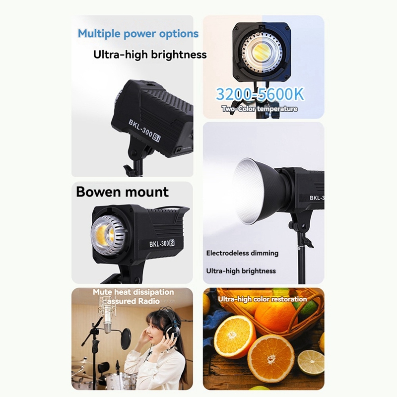 300W Bi LED-videolamp, continu - Photography Lighting Equipment recensie en prijs