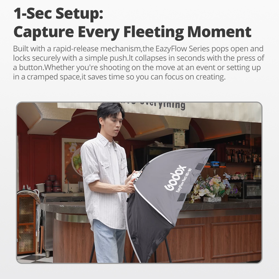 Godox EazyFlow serie opvouwbar - Photography Lighting Softbox recensie en prijs